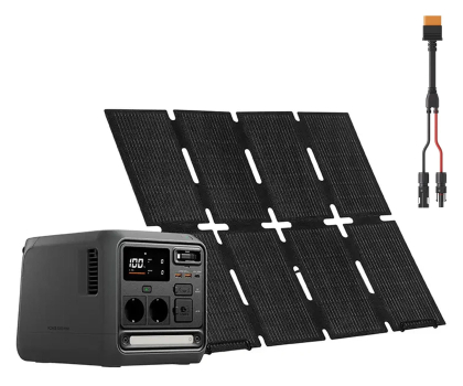 Stacja zasilania DJI Power 1000 Mini + panel solarny 100W + kabel MC4